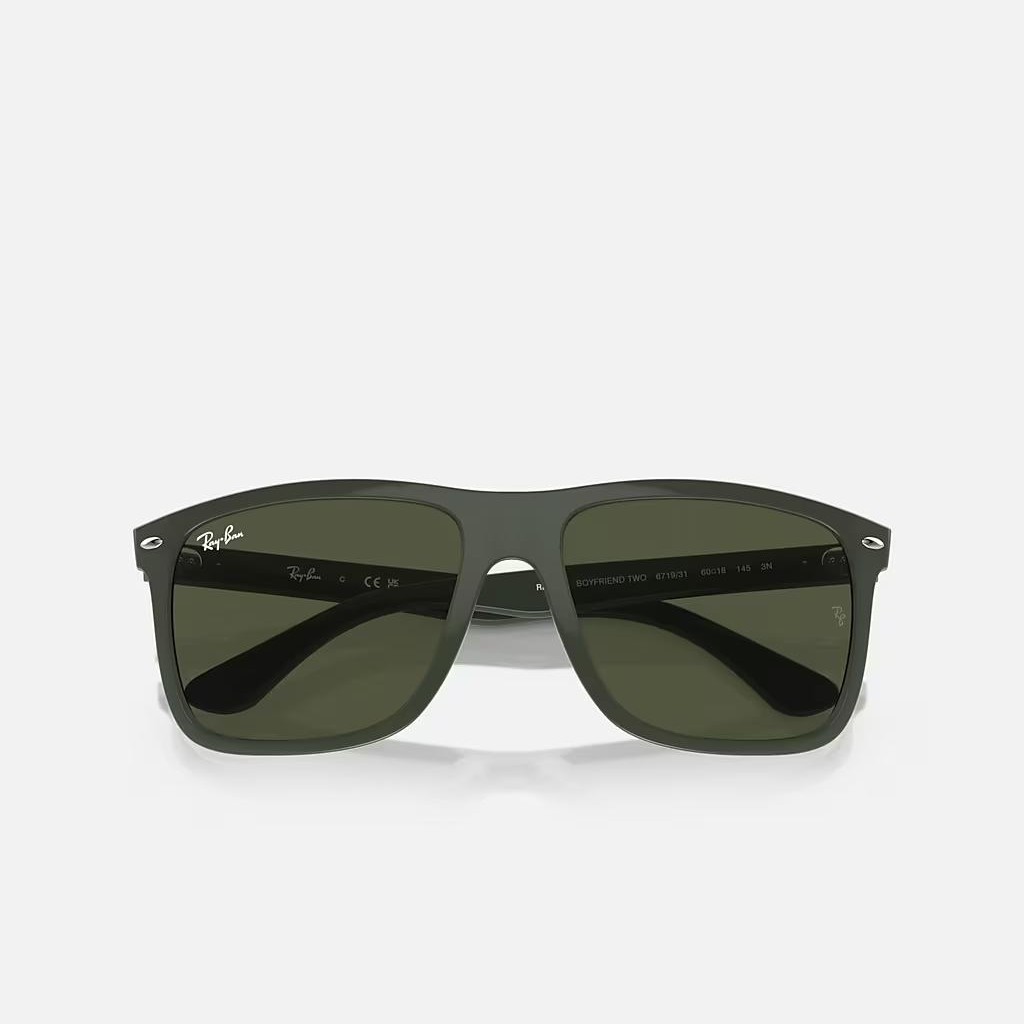 Kính Ray-Ban Boyfriend Two Xanh Lá