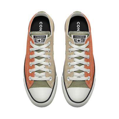 Giày Converse Custom Chuck Taylor All Star By You Cổ Thấp Nam Cam Nâu