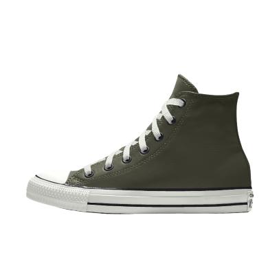 Giày Converse Custom Chuck Taylor All Star Leather By You Cổ Cao Nam Xám