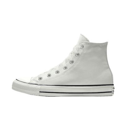 Giày Converse Custom Chuck Taylor All Star Leather By You Cổ Cao Nam Trắng