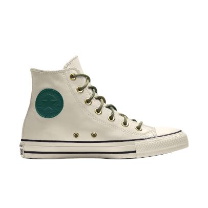 Giày Converse Custom Chuck Taylor All Star Leather By You Cổ Cao Nam Trắng