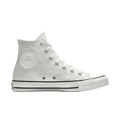 Giày Converse Custom Chuck Taylor All Star Leather By You Cổ Cao Nam Trắng