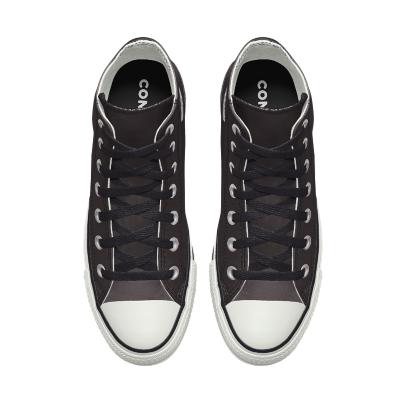 Giày Converse Custom Chuck Taylor All Star Leather By You Cổ Cao Nam Đen