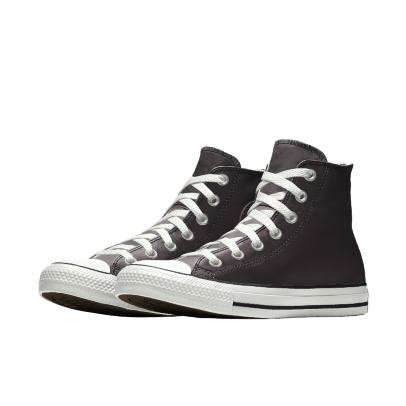 Giày Converse Custom Chuck Taylor All Star Leather By You Cổ Cao Nam Đen