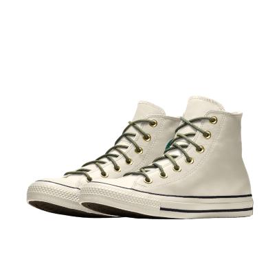 Giày Converse Custom Chuck Taylor All Star Leather By You Cổ Cao Nam Trắng