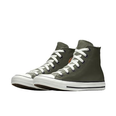 Giày Converse Custom Chuck Taylor All Star Leather By You Cổ Cao Nam Xám