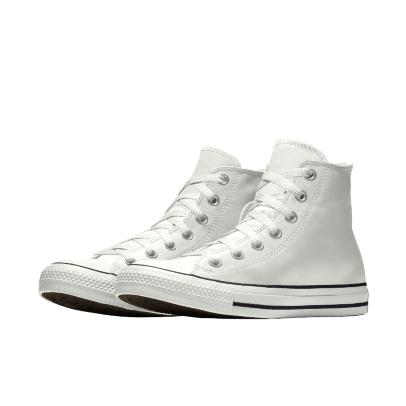 Giày Converse Custom Chuck Taylor All Star Leather By You Cổ Cao Nam Trắng