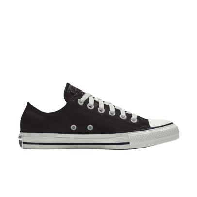 Giày Converse Custom Chuck Taylor All Star Leather By You Cổ Thấp Nam Đen