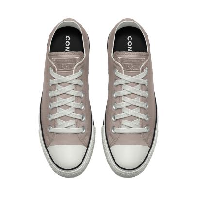 Giày Converse Custom Chuck Taylor All Star Leather By You Cổ Thấp Nam Xám