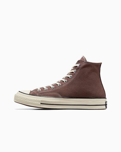 Giày Converse Chuck 70 Canvas Cổ Cao Nam Nâu