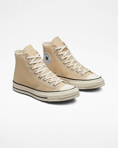 Giày Converse Chuck 70 Canvas Cổ Cao Nam Be