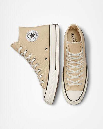 Giày Converse Chuck 70 Canvas Cổ Cao Nam Be