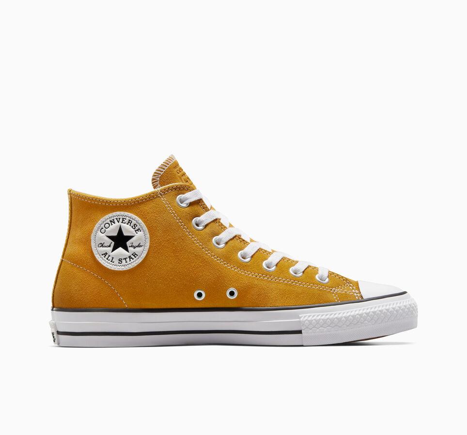 Giày Converse CONS Chuck Taylor All Star Pro Suede Cổ Cao Nam Vàng