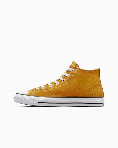 Giày Converse CONS Chuck Taylor All Star Pro Suede Cổ Cao Nam Vàng