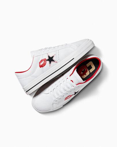 Giày Converse CONS One Star Pro Lips Nam Trắng