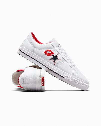 Giày Converse CONS One Star Pro Lips Nam Trắng