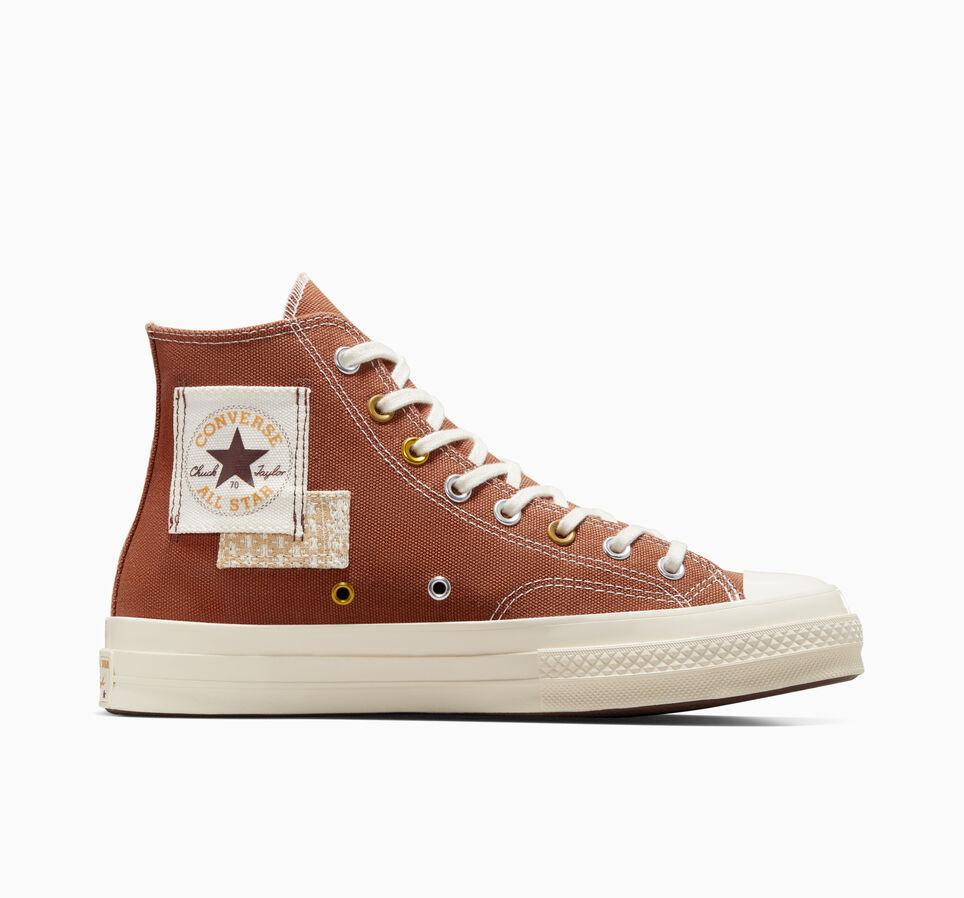 Giày Converse Chuck 70 Patchwork Nam Cam