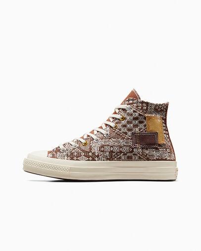 Giày Converse Chuck 70 Patchwork Nam Cam