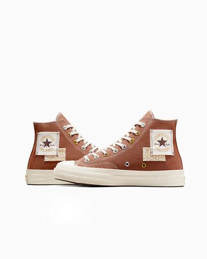 Giày Converse Chuck 70 Patchwork Nam Cam