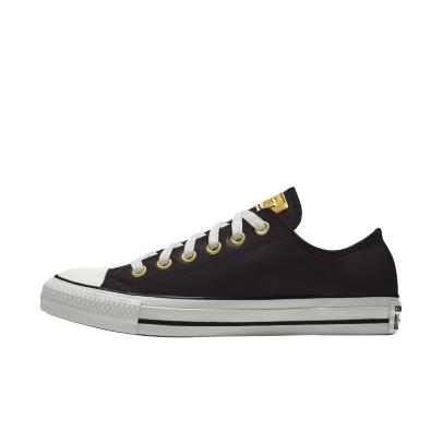 Giày Converse Custom Chuck Taylor All Star Leather By You Cổ Thấp Nam Đen