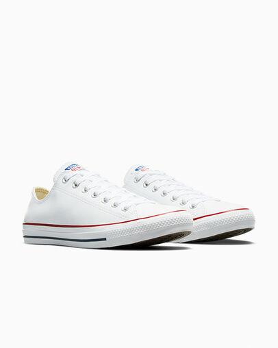 Giày Converse Chuck Taylor All Star Leather Cổ Thấp Nam Trắng