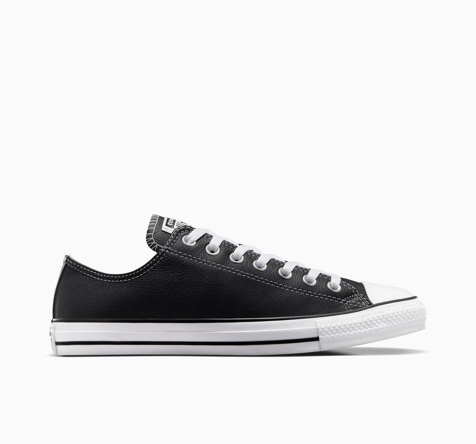 Giày Converse Chuck Taylor All Star Leather Cổ Thấp Nam Đen