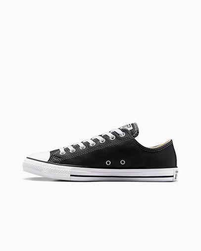 Giày Converse Chuck Taylor All Star Leather Cổ Thấp Nam Đen