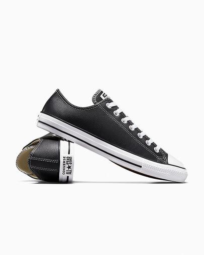 Giày Converse Chuck Taylor All Star Leather Cổ Thấp Nam Đen