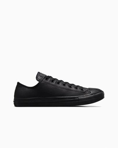 Giày Converse Chuck Taylor All Star Leather Cổ Thấp Nam Đen