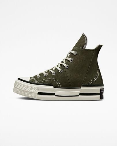 Giày Converse Chuck 70 Plus Cổ Cao Nam Xanh Rêu