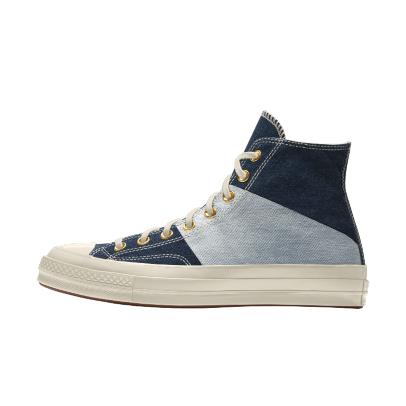 Giày Converse Custom Chuck 70 Patchwork By You Cổ Cao Nam Xanh Denim