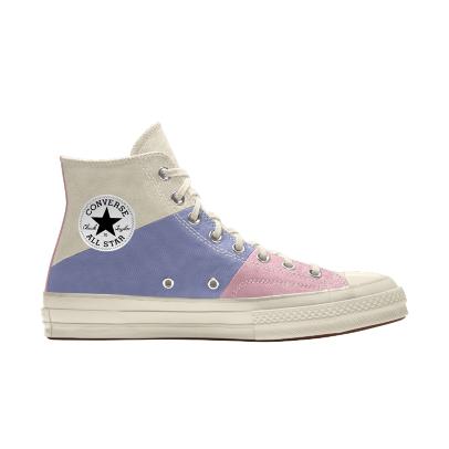 Giày Converse Custom Chuck 70 Patchwork By You Cổ Cao Nam Trắng Tím Hồng