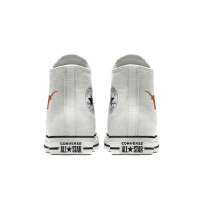 Giày Converse Custom Chuck Taylor All Star University of Texas Longhorns By You Nam Trắng