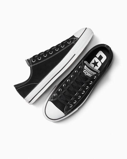 Giày Converse CONS Chuck Taylor All Star Pro Suede Cổ Thấp Nam Đen