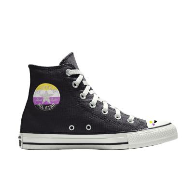 Giày Converse Custom Chuck Taylor All Star Pride By You Cổ Cao Nam Đen