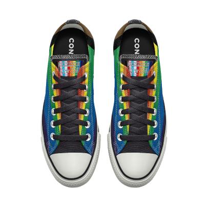 Giày Converse Custom Chuck Taylor All Star Pride By You Cổ Thấp Nam Sọc