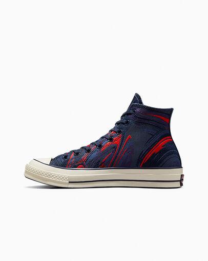 Giày Converse Chuck 70 Blue Magma Nam Xanh Dương Đỏ