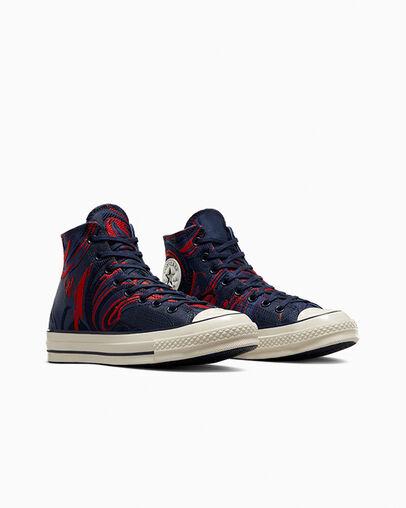 Giày Converse Chuck 70 Blue Magma Nam Xanh Dương Đỏ