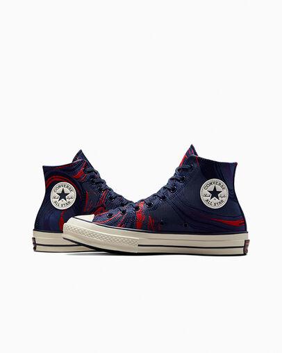 Giày Converse Chuck 70 Blue Magma Nam Xanh Dương Đỏ