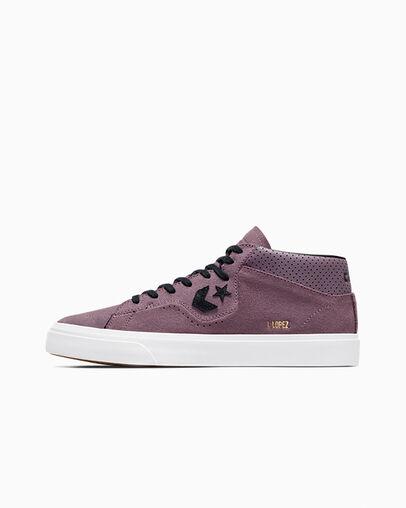 Giày Converse CONS Louie Lopez Pro Suede Cổ Thấp Nam Tím