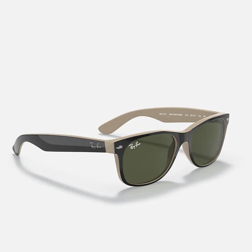 Kính Ray-Ban New Wayfarer Color Mix Đen Xanh Lá