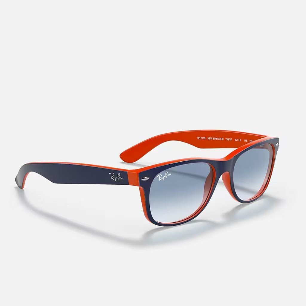 Kính Ray-Ban New Wayfarer Color Mix Xanh Dương Đỏ