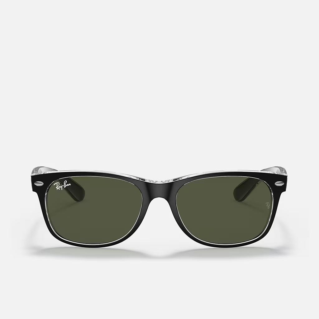 Kính Ray-Ban New Wayfarer Color Mix Đen Trong Xanh Lá