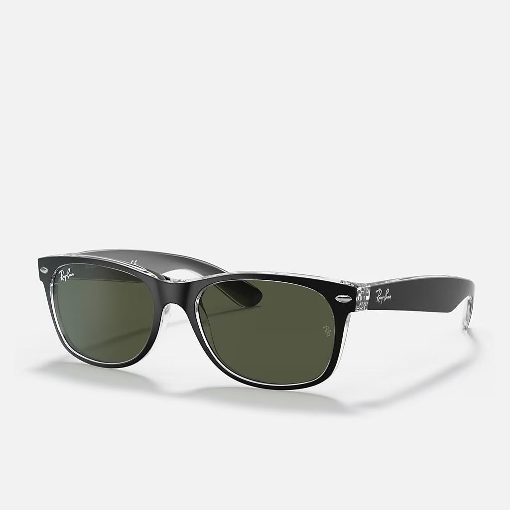 Kính Ray-Ban New Wayfarer Color Mix Đen Trong Xanh Lá