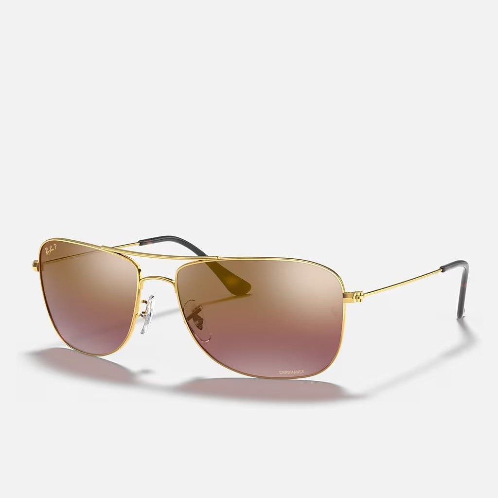 Kính Ray-Ban Rb3543 Chromance Vàng Tím