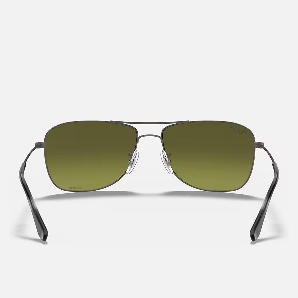 Kính Ray-Ban Rb3543 Chromance Xám Nhám Xanh Lá