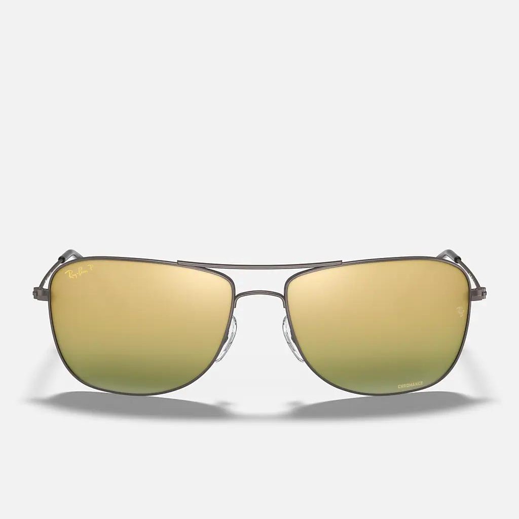 Kính Ray-Ban Rb3543 Chromance Xám Nhám Xanh Lá