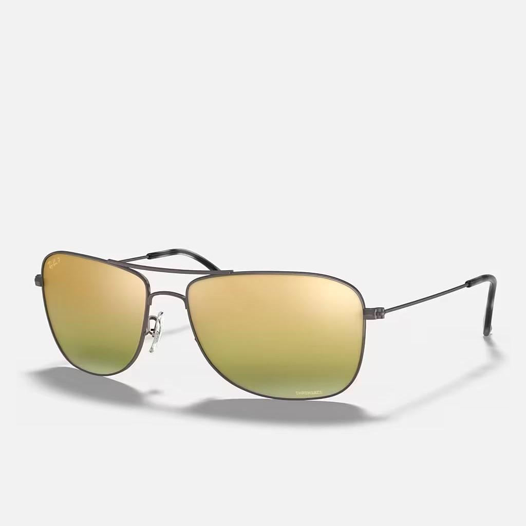 Kính Ray-Ban Rb3543 Chromance Xám Nhám Xanh Lá