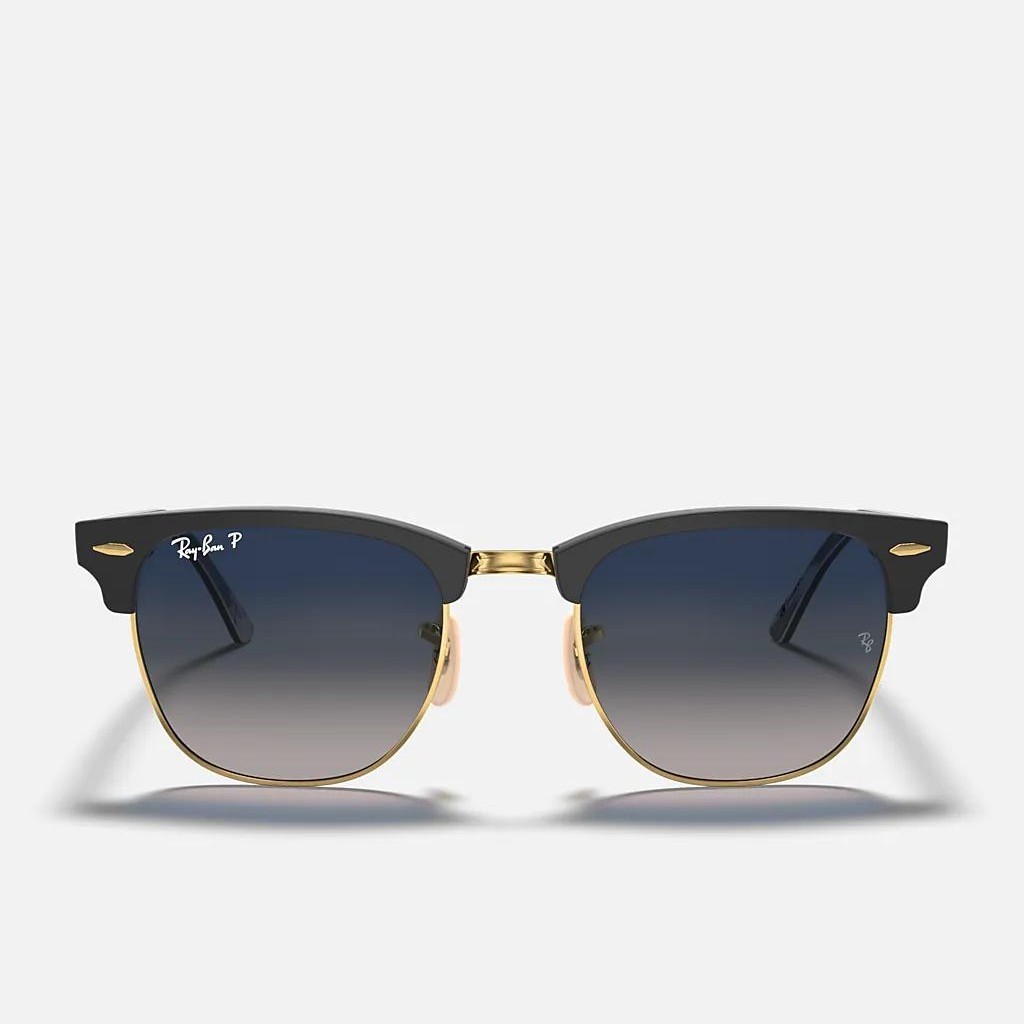 Kính Ray-Ban Clubmaster @Collection Đen Nhám Xanh Dương