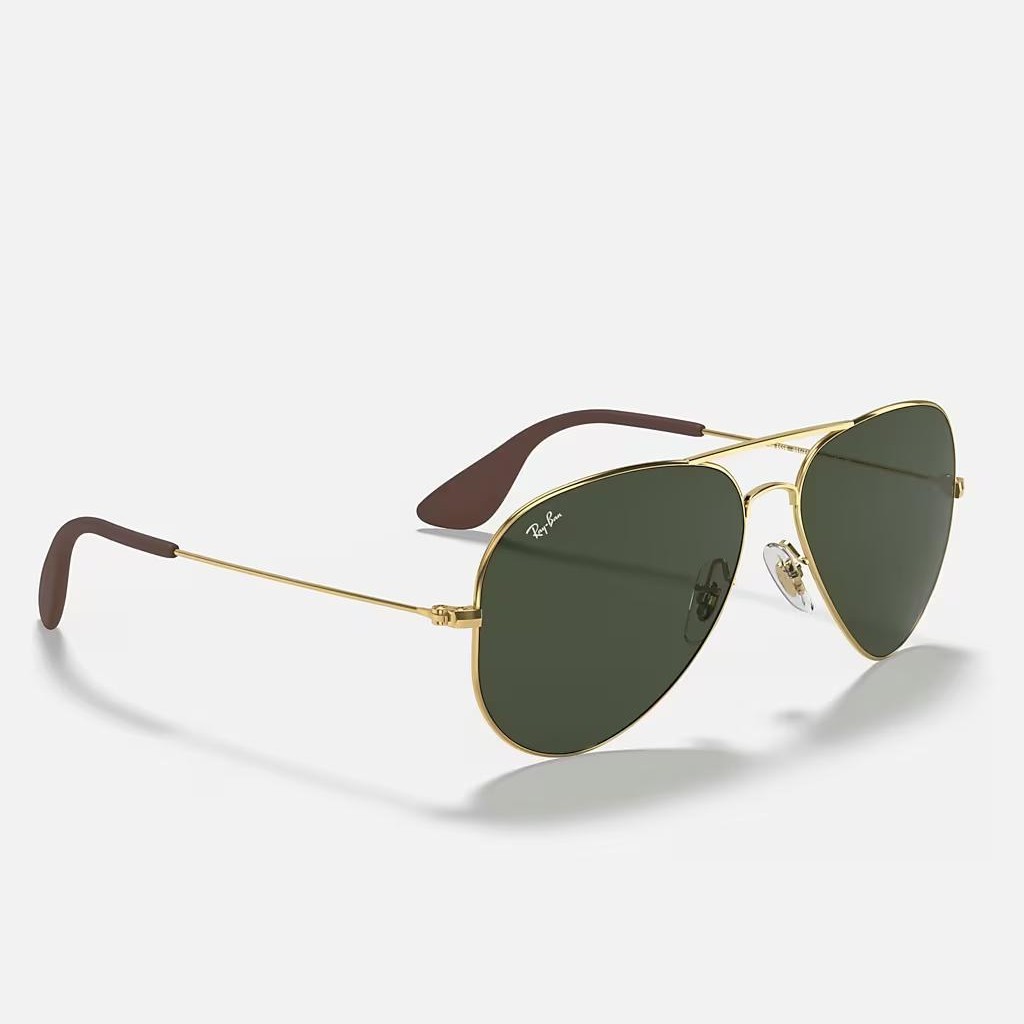 Kính Ray-Ban Rb3558 Vàng Xanh Lá